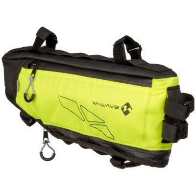 M WAVE Sacoche de cadre  rough ride triangle 4 2 l jaune fluo noir