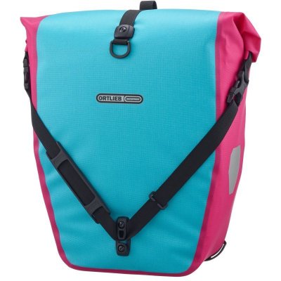 ORTLIEB Sacoche de porte bagages  back roller cyber 20l bleu rose cyber