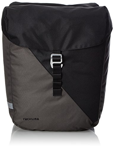 TUBUS Sacoche de velo double Racktime 24,5 litres Vida Noir et gris