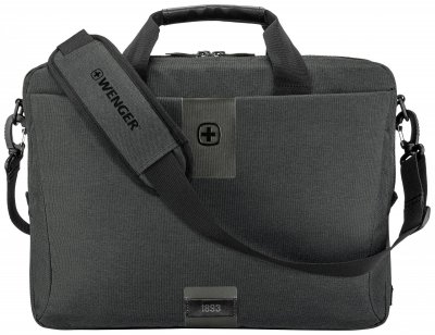 WENGER Sacoche  mx eco brief - pour pc portable 16'' - noir charbon