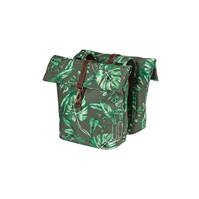 BASIL Sacoches r&eacute;fl&eacute;chissantes  ever-green 28-32L - vert/gris - TU