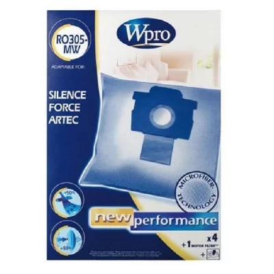 ROWENTA Sacs aspirateur 4 sacs + 1fm compatible silence force pour aspirateur 