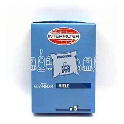 NO BRAND Sacs aspirateur 607-mi42m (x5) aspirateurs miele Interfilter 35601422 