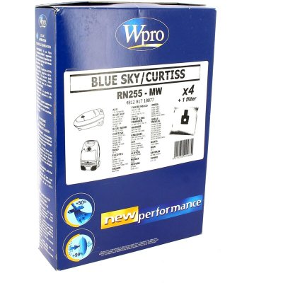 BLUESKY Sacs aspirateur par 10 pour Aspirateur 