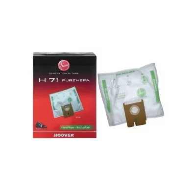 HOOVER Sacs pure hepa h71 x4 pour aspirateur 