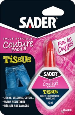 SADER  - Colle sp&eacute;ciale couture facile 40 ml