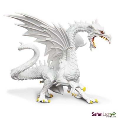  Safari Ltd Glow In The Dark Snow Dragon Figure Blanc From 3 Years