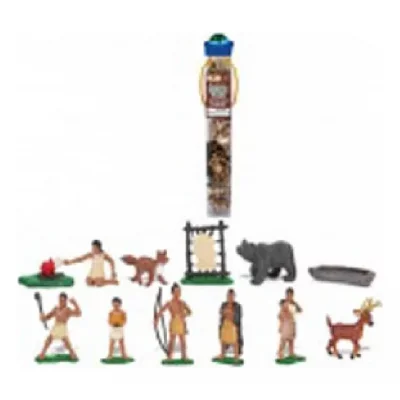 SAFARI  Ltd Powhatan Indians Toob Figure Multicolore From 3 Years
