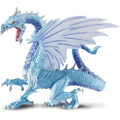 SAFARI LTD Safari protagoniste dragon junior 15 x 12,5 x 14 cm iceblue