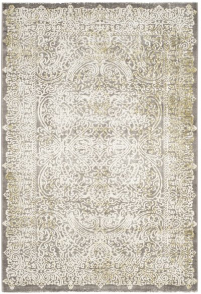 SAFAVIEH  Pascal Tapis Polypropyl&egrave;ne/Polyester Gris/Vert 121 X 170 cm