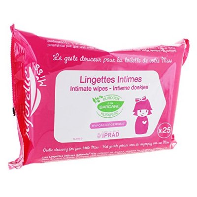 SAFORELLE  lingettes intimes  miss 25 sachets