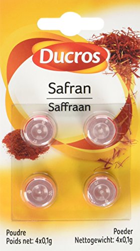 DUCROS Safran en poudre,  (4 dosettes de 0.1 g)