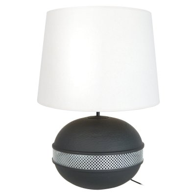 TOSEL Saigon big lampe a poser acier - 40x40x60cm - noir aluminium 64192