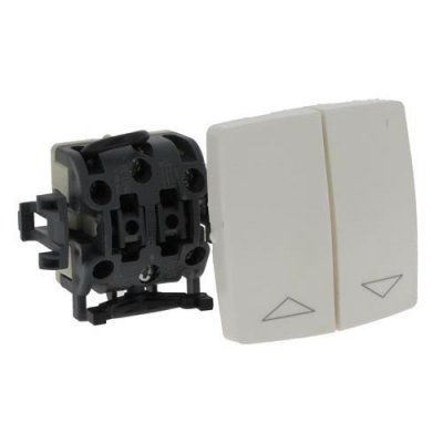 LEGRAND Saillie Interrupteur pour volets roulants Appareillage saillie composable - blanc - Blanc