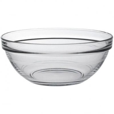 DURALEX Saladier empillable en verre tremp&eacute; - 17 cm - transparent - 