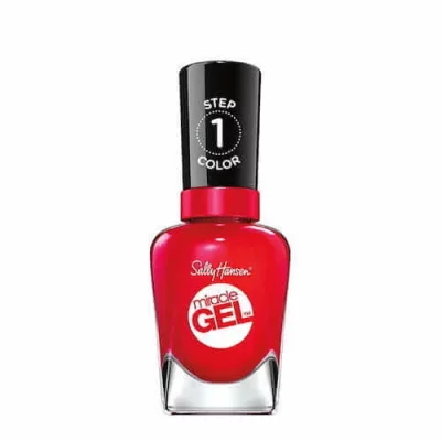 SALLY HANSEN  Vernis &agrave; Ongles Gel Miracle 14,7 ml 470 yeux rouges