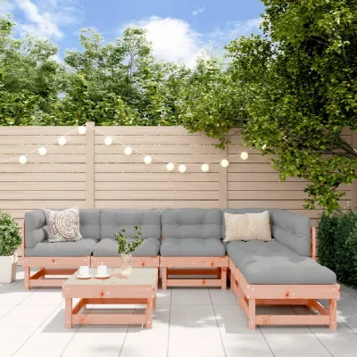 VIDAXL Salon de jardin  - Bois massif douglas