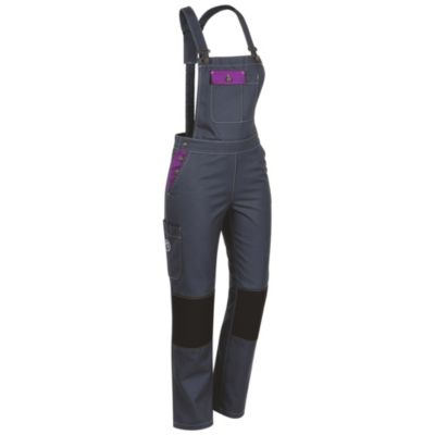 FASHION SECURITE Salopette de travail pep's gris/violet l 660103 