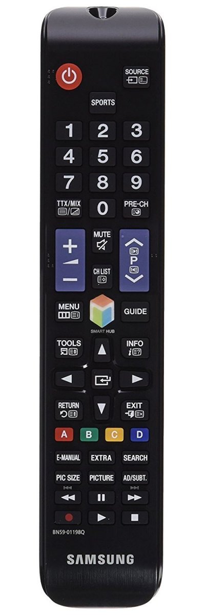 SAMSUNG  BN59-01198Q &ndash; T&eacute;l&eacute;commande de rechange pour TV, noir