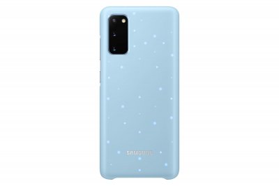 SAMSUNG  Cache LED (EF-KG980) pour Galaxy S20 5G, Bleu (Sky Blue)