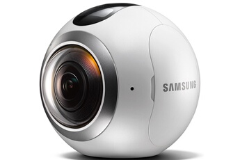 SAMSUNG  Cam&eacute;ra Gear 360 Blanc