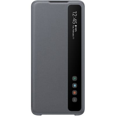 SAMSUNG  Clear View cover pour Galaxy S20 ULTRA 5G Gris