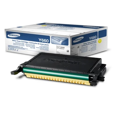 SAMSUNG  CLP-Y660B - jaune - originale - cartouche de toner