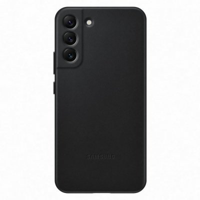 SAMSUNG  Coque en cuir Galaxy S22 Plus - Noir