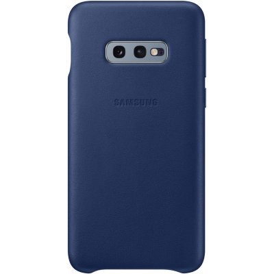 SAMSUNG  Coque en cuir S10e - Bleu marine 