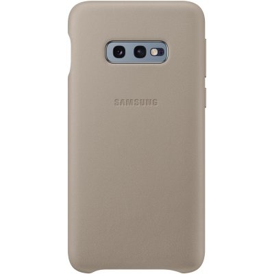 SAMSUNG  Coque en cuir S10e - Gris 