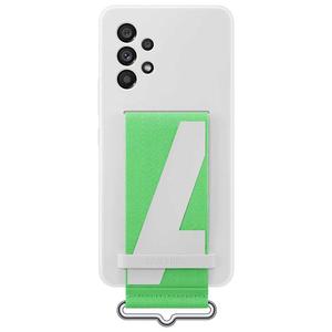 SAMSUNG  ï»¿Coque en silicone &agrave; sangle Galaxy A53 - White