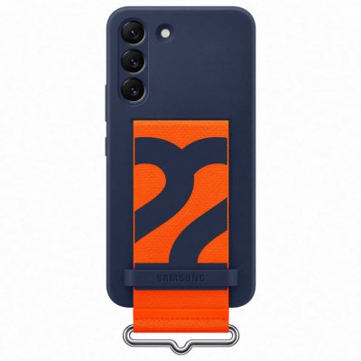 SAMSUNG  ï»¿Coque en silicone &agrave; sangle Galaxy S22 - Navy