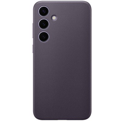 SAMSUNG  Coque originale en cuir vegan Galaxy S24 Plus - Dark Violet
