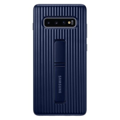 SAMSUNG  Coque renforc&eacute;e fonction Stand S10+ Noir 