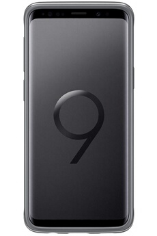 SAMSUNG  Coque Renforc&eacute;e Stand S9 - Argent