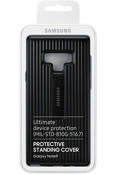 SAMSUNG  Coque rigide renforc&eacute;e pour Galaxy Note 9 Noir