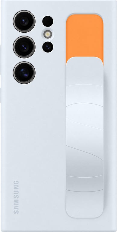 SAMSUNG  Coque silicone avec Lani&egrave;re (Bleu) -  Galaxy S24 Ultra