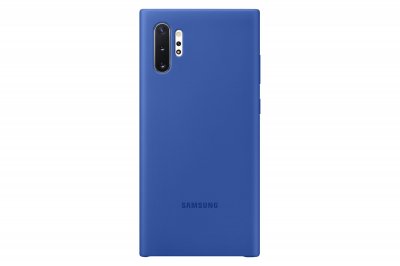 SAMSUNG  Coque Silicone Bleue pour  Galaxy Note10+
