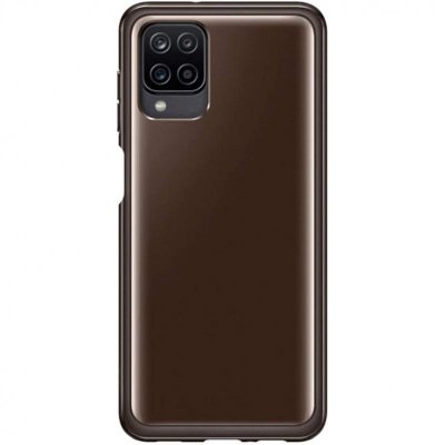 SAMSUNG  Coque Silicone Clear Galaxy A12 - Noir