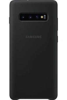 SAMSUNG  Coque Silicone S10+ ultra fine - Noir 
