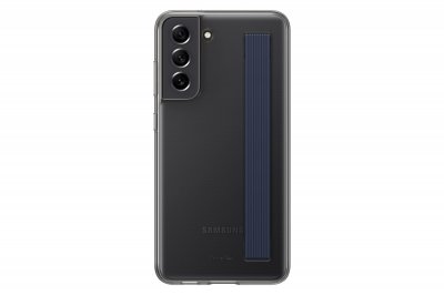 SAMSUNG  Coque Slim Strap Galaxy S21 FE - Dark Gray