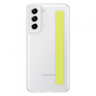 SAMSUNG  Coque Slim Strap Galaxy S21 FE - White