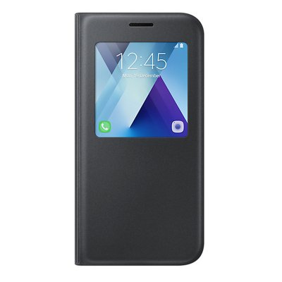 SAMSUNG  EF-CA520PB Etui &agrave; Rabat pour Galaxy A5 Noir/Transparent