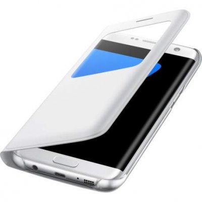 SAMSUNG  Ef-cg935pwegww View Cover Galaxy S7&nbsp;Edge Blanc