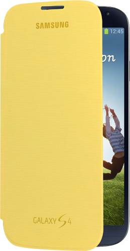 SAMSUNG  EF-FI950BY Etui rabat pour  Galaxy S4 Jaune