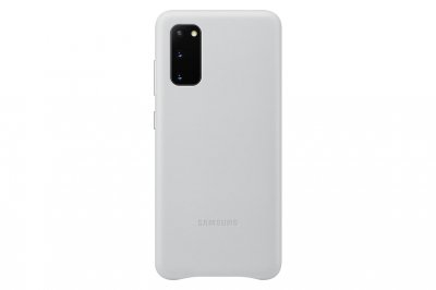 SAMSUNG  ef-vg980ls - coque cuir galaxy s20 gris clair