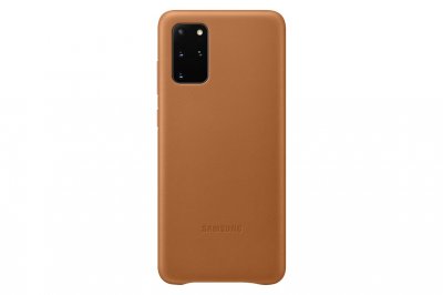 SAMSUNG  ef-vg985la - coque en cuir galaxy s20+ marron