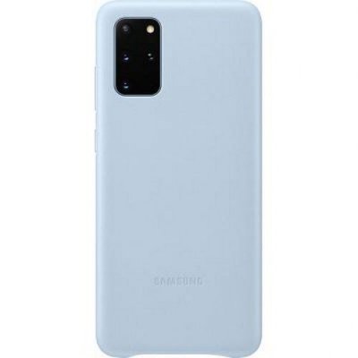 SAMSUNG  ef-vg985ll - coque en cuir galaxy s20+ bleu
