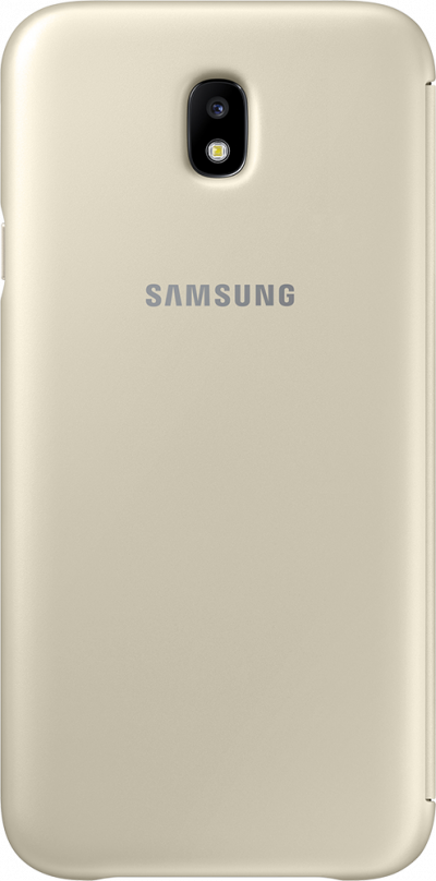 SAMSUNG  EF-WJ730CF Etui &agrave; rabat pour  Galaxy J7 2017 Or