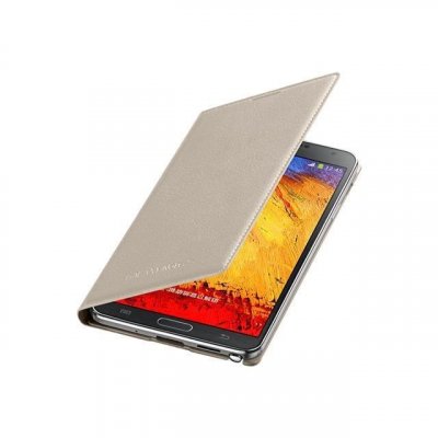 SAMSUNG  EFWN900B Etui Portefeuille en cuir pour  Galaxy Note 3 Beige